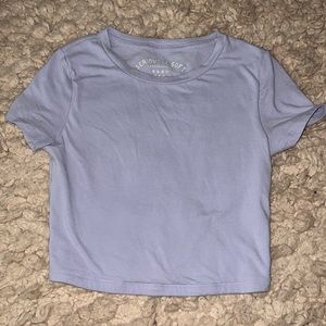Soft lavender baby tee